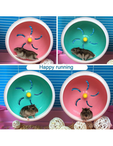 Rueda Silenciosa para Hámster 7" Azul A - Mu Shang8