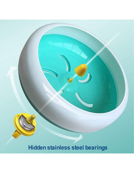 Rueda Silenciosa para Hámster 7" Azul A - Mu Shang8