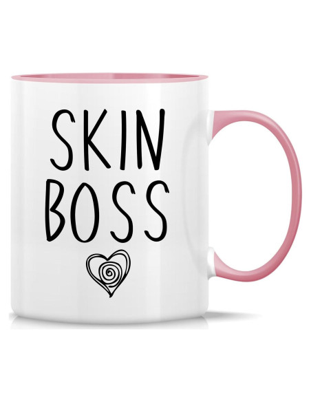 Taza de Cerámica Retreez 11 Oz Blanca con Asa Rosa Taza de Cerámica Retreez 11 Oz Blanca con Asa Rosa