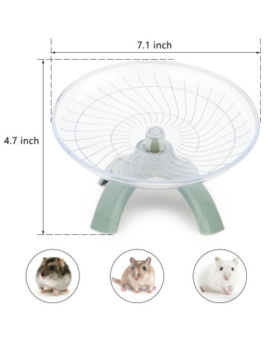 Rueda de Ejercicio Silenciosa para Hámster Reshiho 18 cm