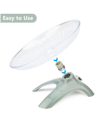 Rueda de Ejercicio Silenciosa para Hámster Reshiho 18 cm