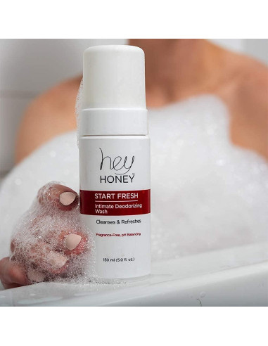Espuma Limpiadora Intima Hey Honey 148 ml pH Equilibrado Aloe Vera