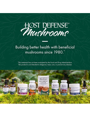 Polvo de Chaga Host Defense 99.22 g - Suplemento Inmunológico