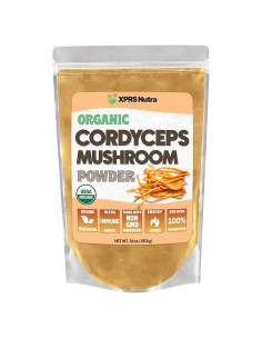 Polvo de Hongo Cordyceps Orgánico XPRS Nutra 453.6 g