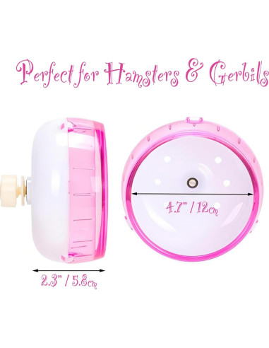 Rueda de Ejercicio para Hámster Petzilla 12cm Azul - Silenciosa y Segura