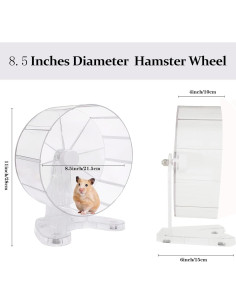 Rueda de Hámster Hi-ERA 21.5 cm Silenciosa para Ejercicio 2