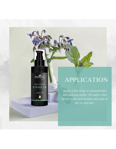 Aceite de Borraja Orgánico Rosamix 100 ml - Cuidado Piel Seca