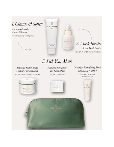 Conjunto de Cuidado Facial Borghese - 5 Productos para Piel
