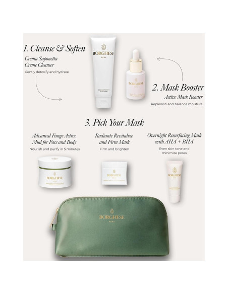 Conjunto de Cuidado Facial Borghese - 5 Productos para Piel