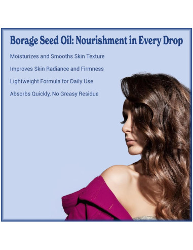 Aceite de Semilla de Borraja Natural Born 453g Orgánico Prensado en Frío