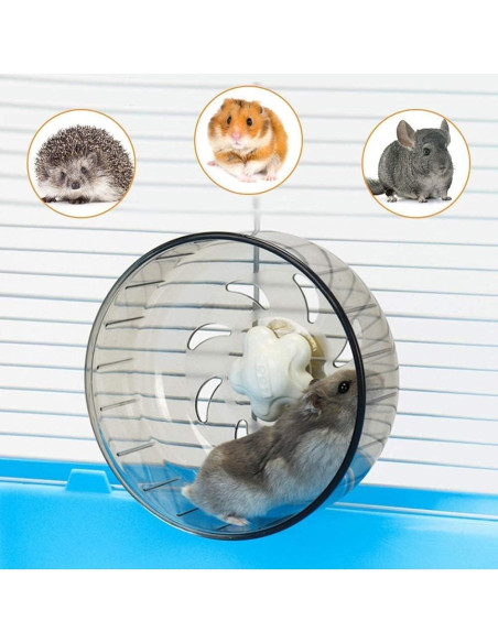 Rueda de Ejercicio Silenciosa para Hámsters WNZQK 13.2 cm