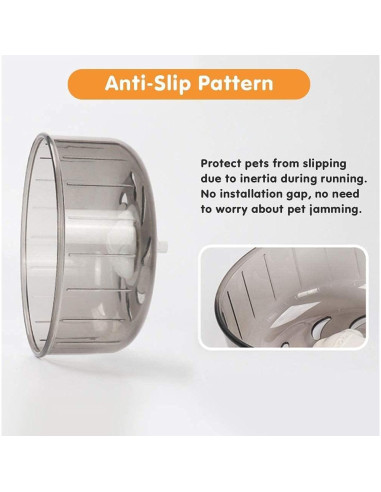 Rueda de Ejercicio Silenciosa para Hámsters WNZQK 13.2 cm