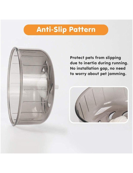 Rueda de Ejercicio Silenciosa para Hámsters WNZQK 13.2 cm