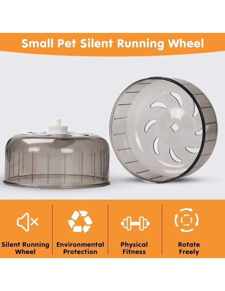 Rueda de Ejercicio Silenciosa para Hámsters WNZQK 13.2 cm