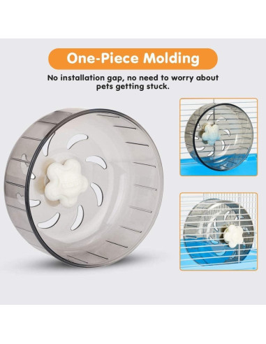 Rueda de Ejercicio Silenciosa para Hámsters WNZQK 13.2 cm