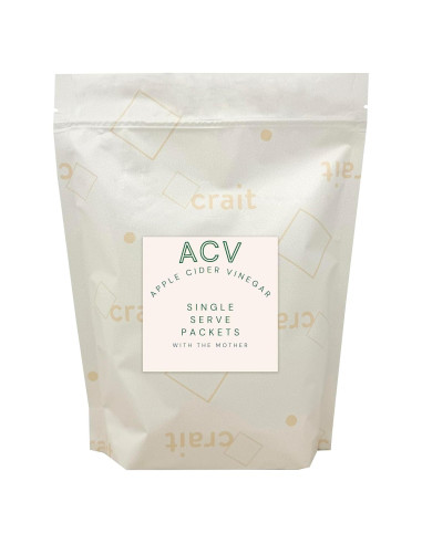 Paquetes de Vinagre de Sidra de Manzana Crait - 50 Porciones de 14.79 ml