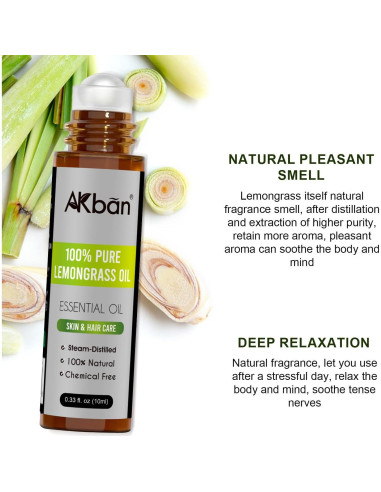 Aceite Esencial de Hierba Limón DAIEME 9.86 ml 100% Puro