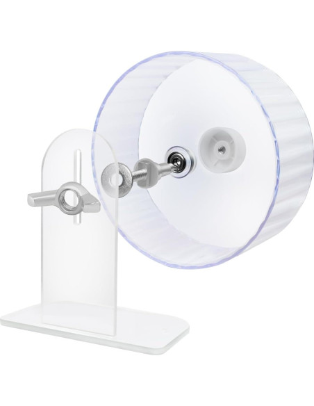 Rueda para Hámster Silenciosa BroPetAssistant 26 cm Transparente Rueda para Hámster Silenciosa BroPetAssistant 26 cm Transparente