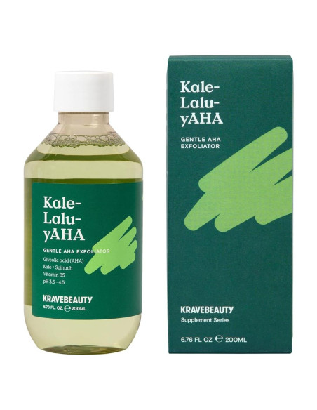 Exfoliante Suave KraveBeauty Kale-Lalu-yAHA 200 ml - 5.25% AHA Exfoliante Suave KraveBeauty Kale-Lalu-yAHA 200 ml - 5.25% AHA