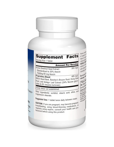 Cápsulas de Castaño de Indias Planetary Herbals 705mg - 90 Unidades