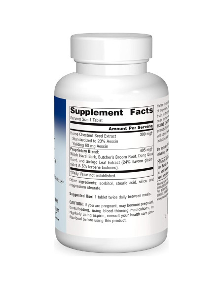 Cápsulas de Castaño de Indias Planetary Herbals 705mg - 90 Unidades