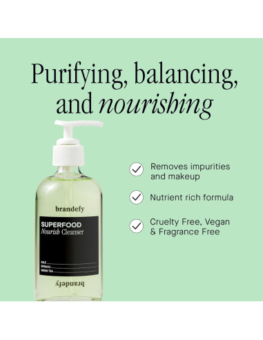 Dúo Limpiador Facial Orgánico Brandefy + Suero Niacinamida 30ml