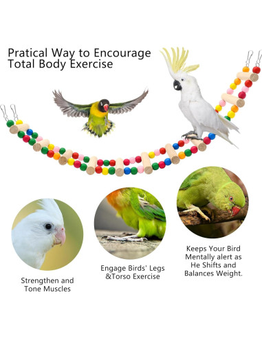 Puente de Escalera para Aves DVHEY 11 Pasos Madera 54x8 cm