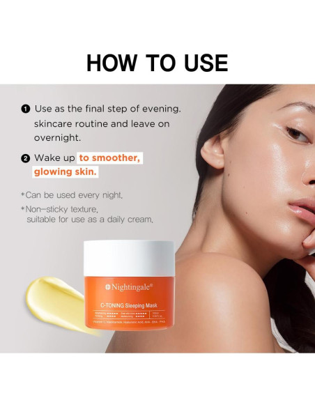 Mascarilla de Noche C Toning Nightingale 1200g Hidratante