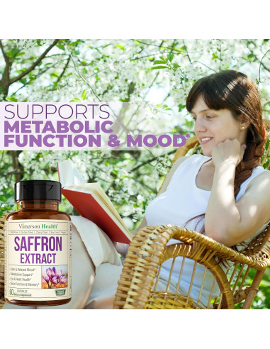 Suplemento de Azafrán Vimerson Health 60 Cápsulas Veganas