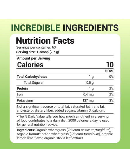 Dr. Berg Polvo Verde Orgánico 60 Porciones - Superalimento