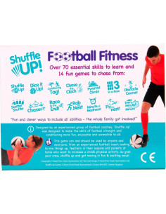 Juegos de Cartas de Fútbol Shuffle Up - 72 Tarjetas para Niños 2