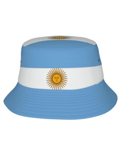 Gorro de Cubo Unisex con Bandera Argentina - Protección Solar