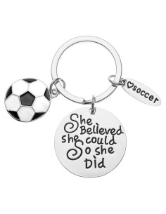 Llavero Motivacional de Fútbol Sportybella - Regalo Inspirador