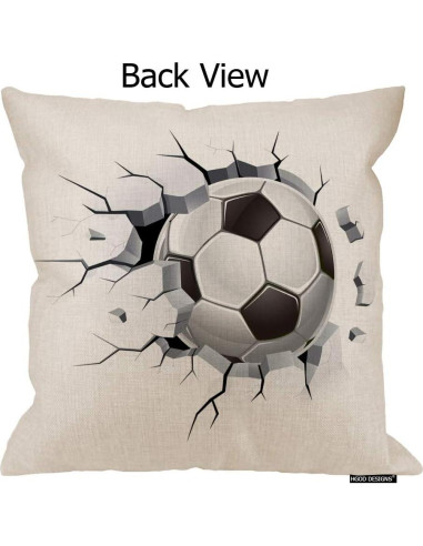 Funda de Almohada Decorativa HGOD DESIGNS 45x45cm Lino Algodón