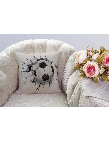 Funda de Almohada Decorativa HGOD DESIGNS 45x45cm Lino Algodón