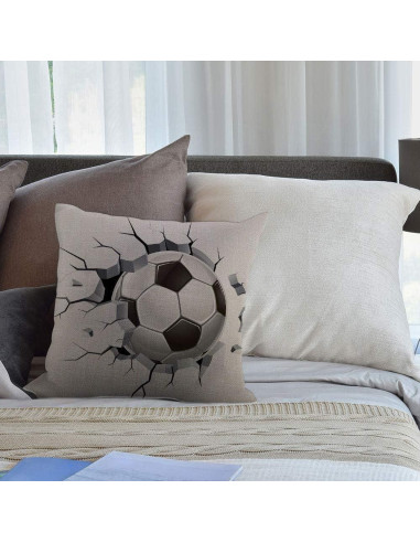 Funda de Almohada Decorativa HGOD DESIGNS 45x45cm Lino Algodón