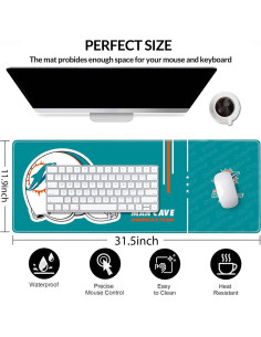 Alfombrilla de Ratón Grande AYYQHC 80x30 cm Bordes Cosidos 2