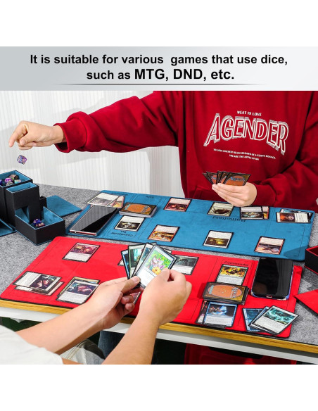 Caja de Almacenamiento de Dados Stepane 3 en 1 - Negro/Azul