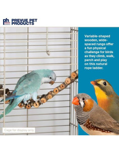 Juguete para pájaros de cuerda Naturals Prevue 62806 43.2 cm 2