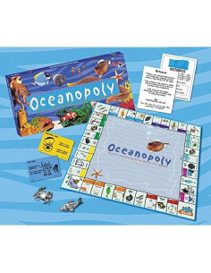 Juego de Mesa Ocean-Opoly Tarde para el Cielo - 2-6 Jugadores 2