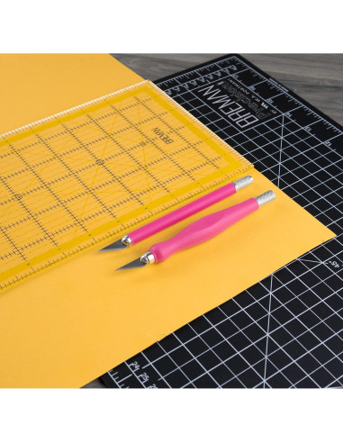 Juego de Cuchillos de Manualidades 2 Piezas W.A. Portman Rosa