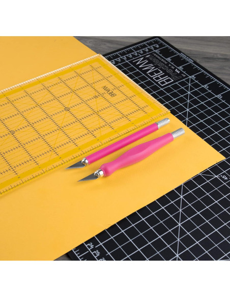 Juego de Cuchillos de Manualidades 2 Piezas W.A. Portman Rosa