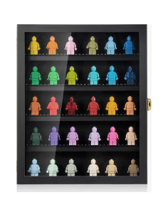 Estuche de Exhibición de Minifiguras TJ.MOREE 27.9x34cm Negro 2
