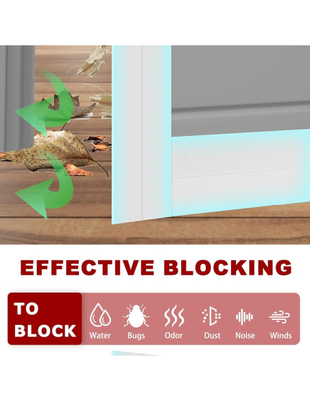 Burlete Autoadhesivo Heonay 5.08 cm x 3.05 m Blanco