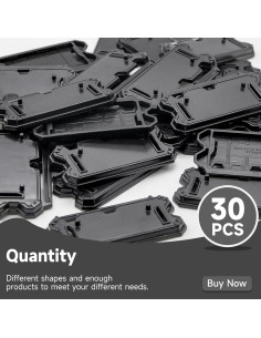 30 Piezas Soportes de Exhibición para Figuras de 9.5 cm - Negro 2