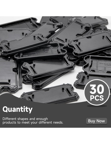 30 Piezas Soportes de Exhibición para Figuras de 9.5 cm - Negro