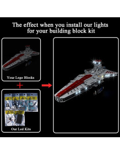Kit de Iluminación LED Kyglaring para Lego Star Wars Venator 75367 2