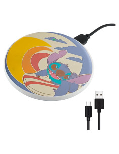 Base de Carga Inalámbrica Disney Lilo y Stitch 10W - Carga a Través de Funda