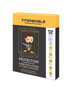 Fundas Protectores TitanShield 0.5mm para Figuras Pop 10.16cm - Paquete de 20