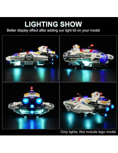 Kit de Luz LED para Lego Star Wars Ghost y Phantom II 75357 2